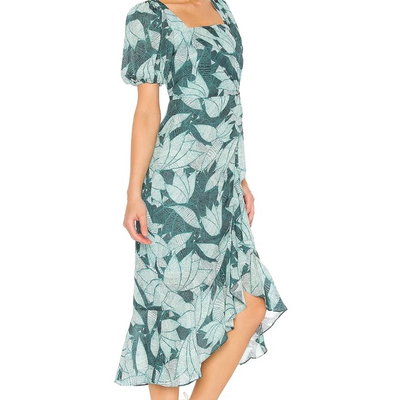 PARKER Mackenzie 100% Silk Dress in Palm Breeze (NWOT) - Picture 12 of 16